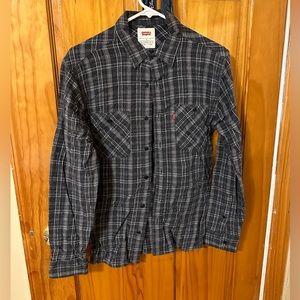 Levi’s Mens Size Small Plaid Button Down